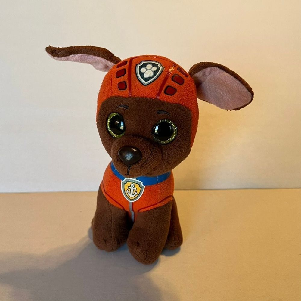 Paw Patrol  ZUMA THE DOG Plush‎ Stuffed Animal Toy. Made by Ty in 2017.